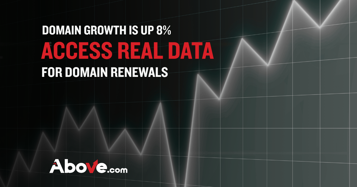 black background with white statistics on a chart pointing upwards