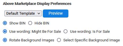 Display Preferences